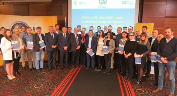 Svečana ceremonija dodjele certifikata 