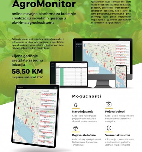 Support for an innovative online platform in agriculture