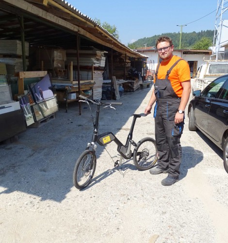 A prototype of an electric bicycle was made in the newly established Centre for the production of pr